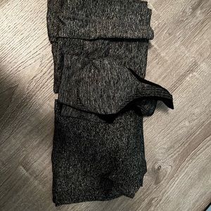 3 set of matching shein leggings+ sweatpants+ sports bra